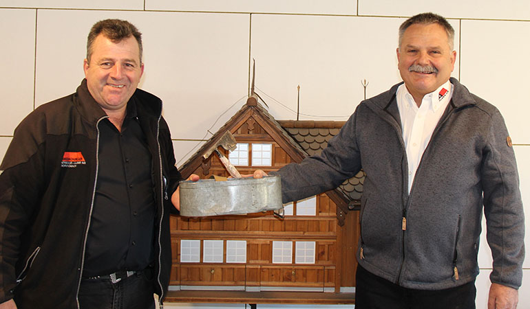 Heinz Alder übergibt an Karl Streule